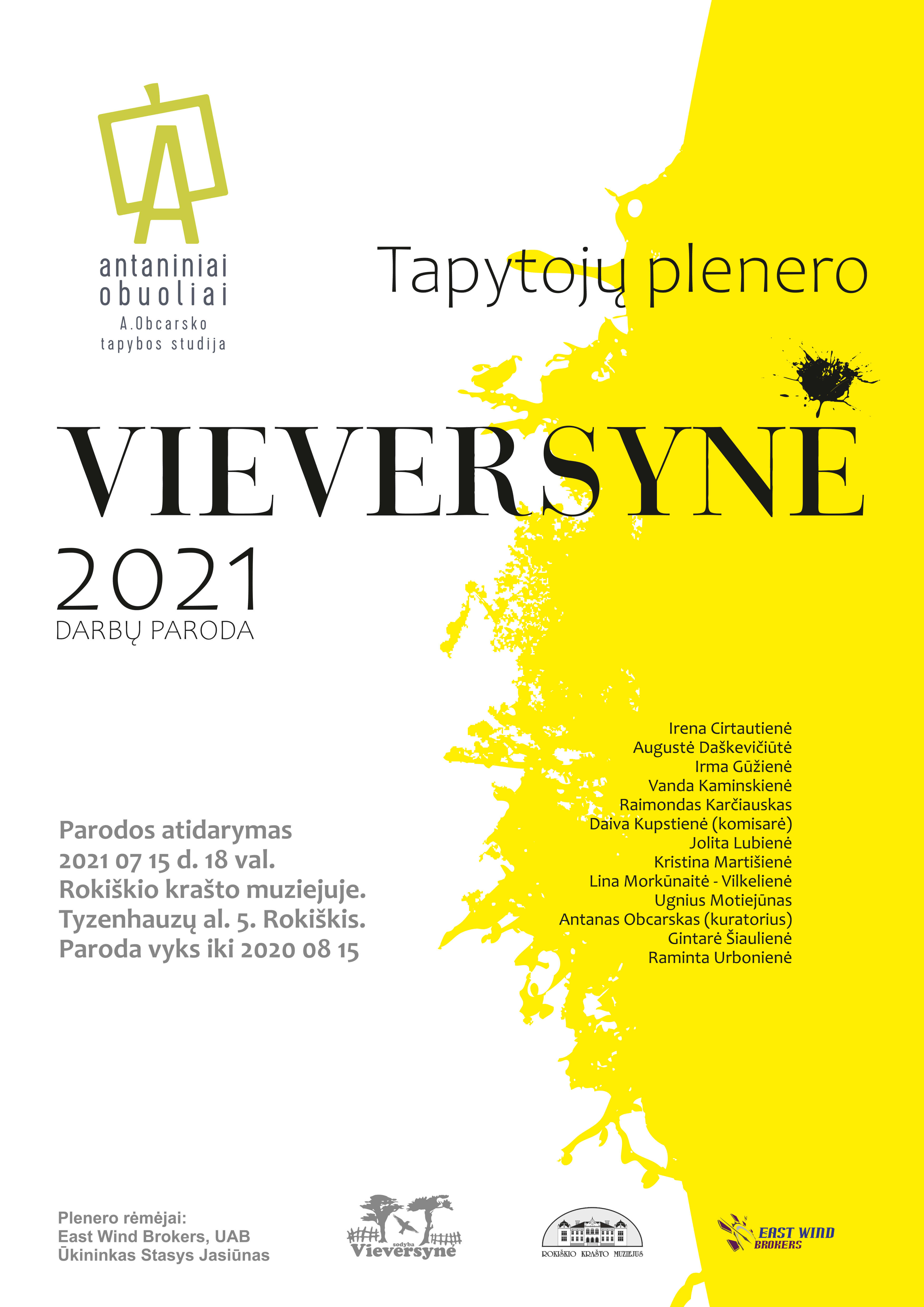 Plenero VIEVERSYNĖ 2021 darbų paroda