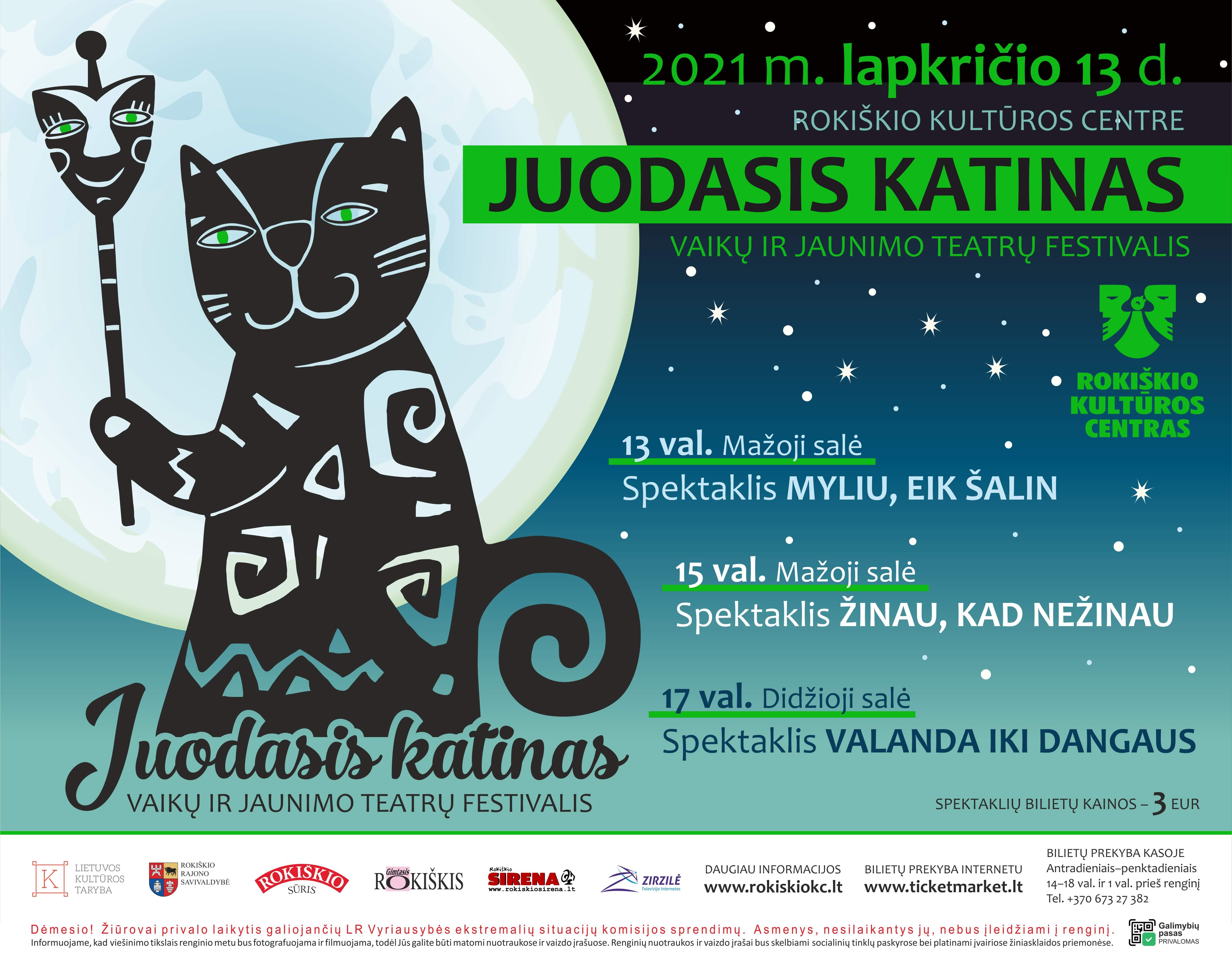 Vaikų ir jaunimo teatrų festivalis „Juodasis katinas”