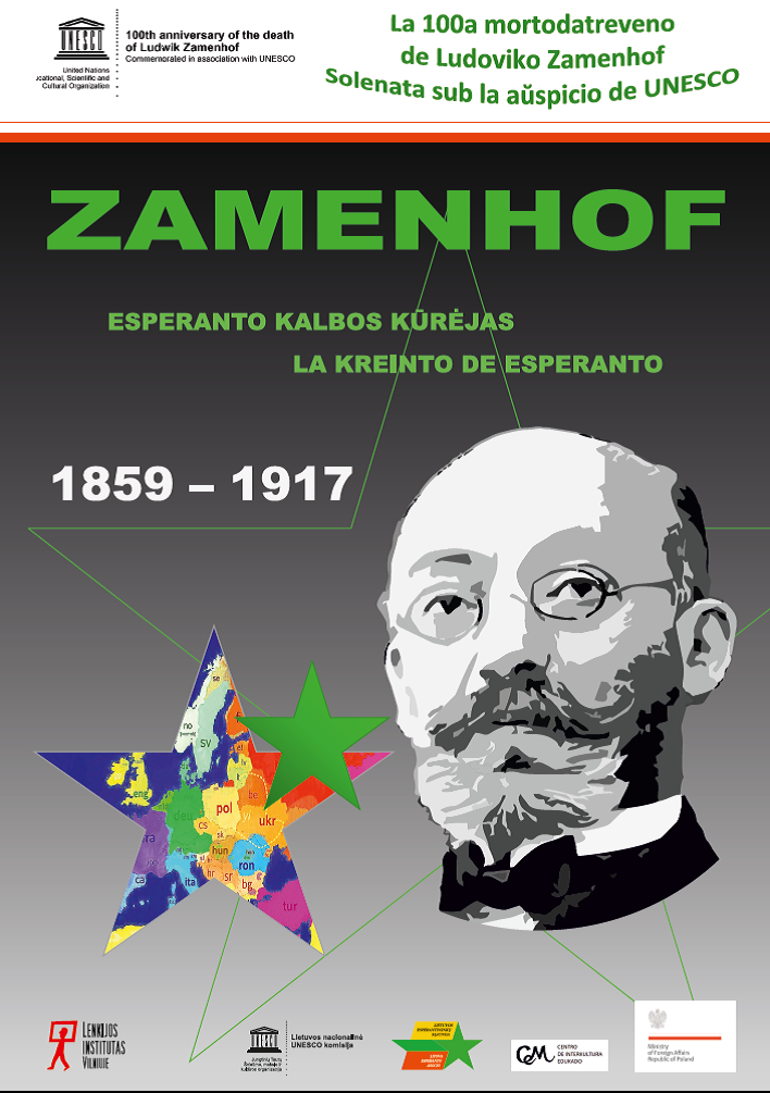 Sausio 10 – vasario 15 d. L. Zamenhofo paroda Rokiškio kultūros centre.