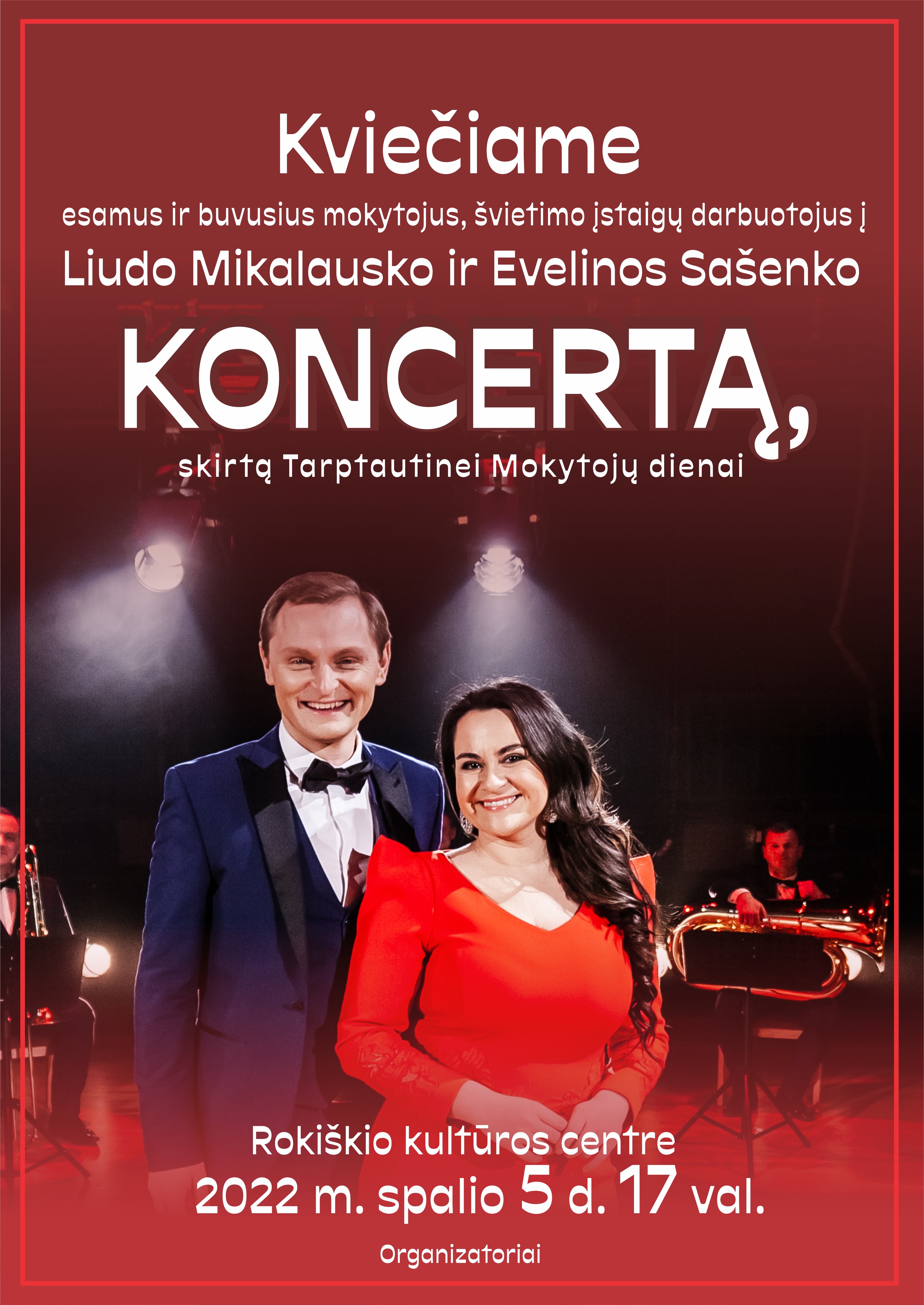 Koncertas, skirtas Tarptautinei Mokytojų dienai Rokiškio kultūros centre.