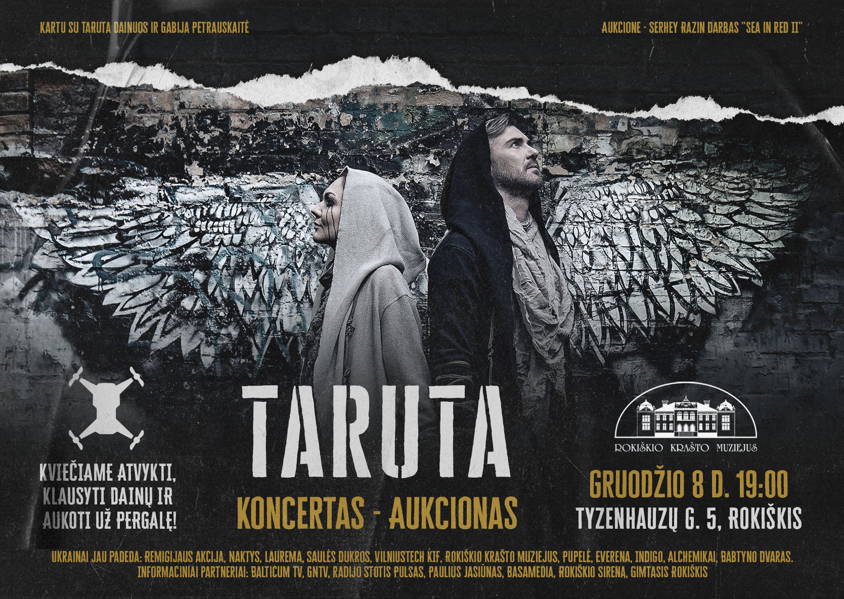 Ukrainiečių folkloro grupės „TaRuta” ir draugų paramos koncertas „Sparnai Ukrainai”...