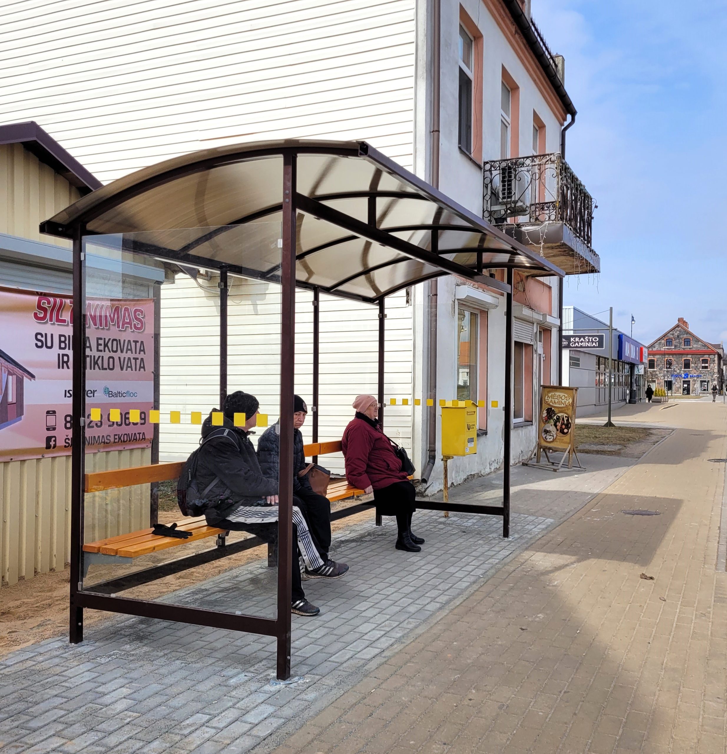 Rokiškio mieste – dar viena nauja autobusų stotelė