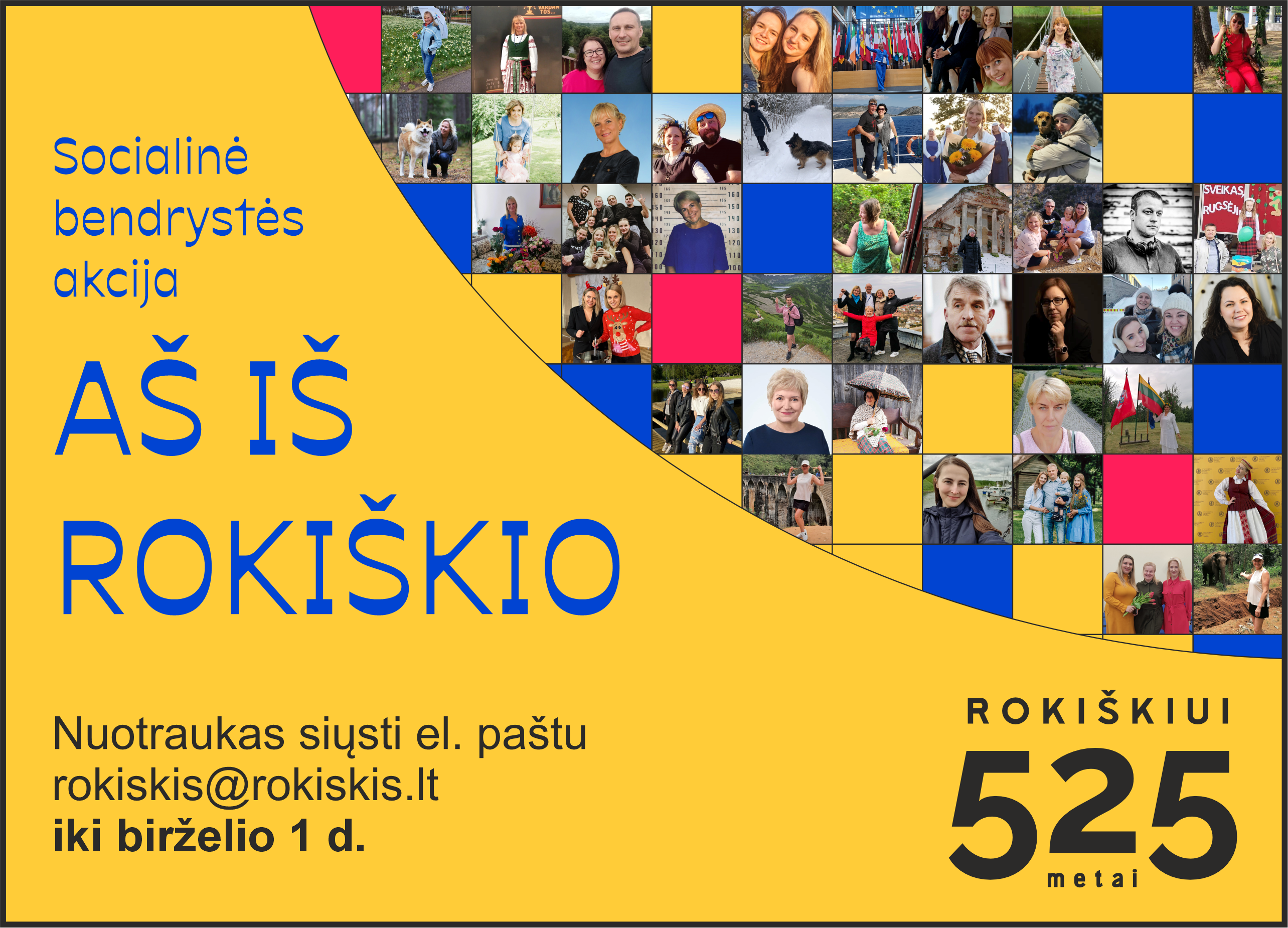 Socialinė bendrystės akcija „Aš iš Rokiškio”