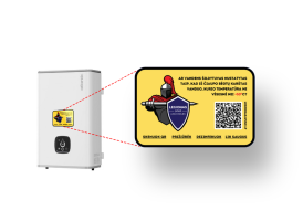 Svarbi informacija vandens šildytuvų platintojams ir montuotojams