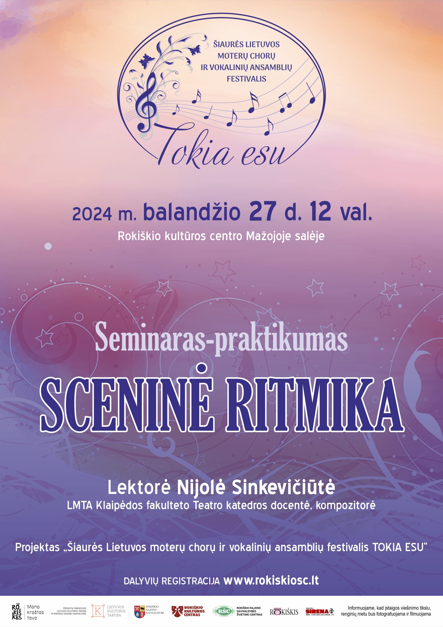 Seminaras- praktikumas Sceninė ritmika