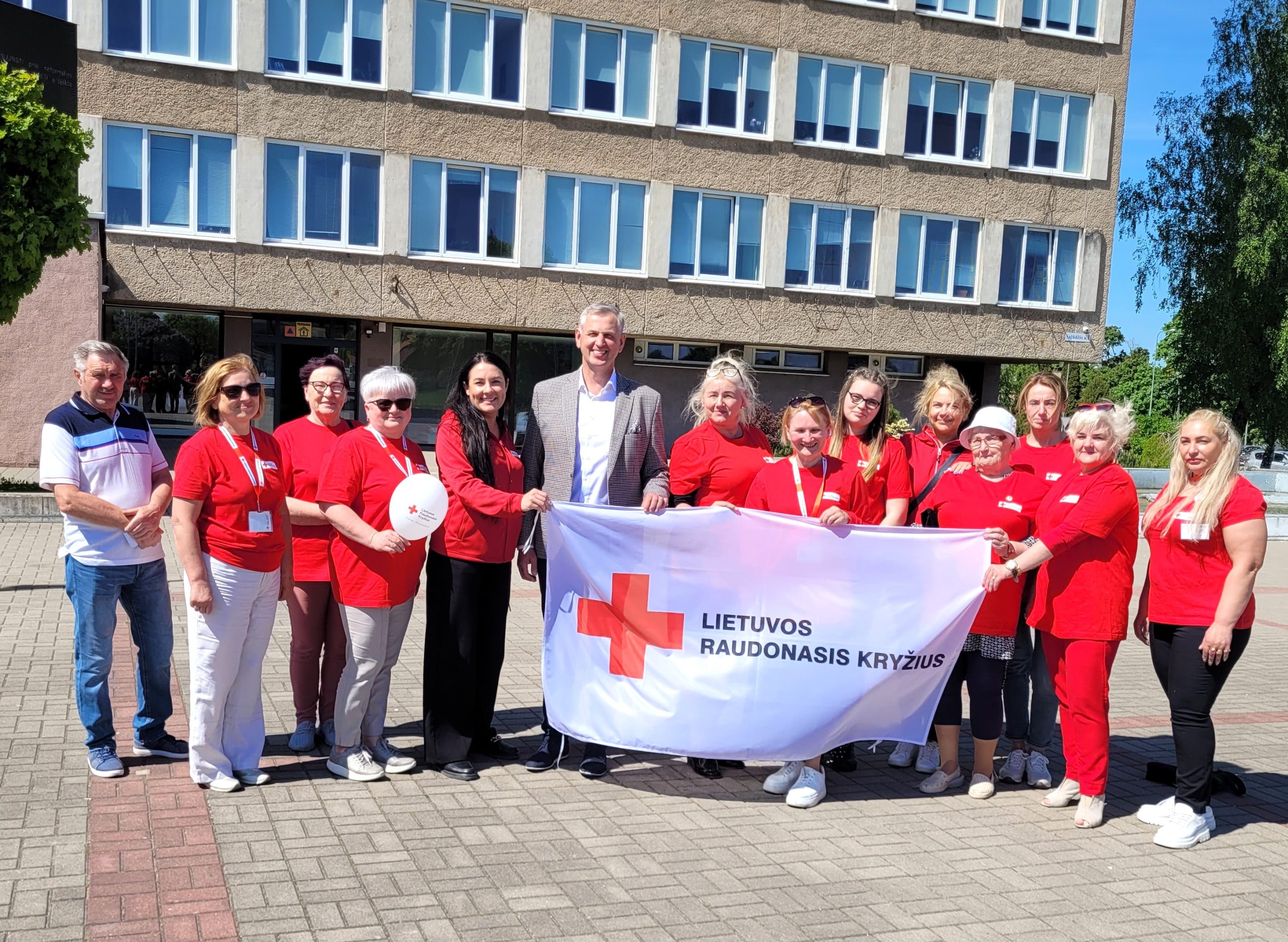 Raudonojo Kryžiaus savanoriai susitiko su Rokiškio rajono meru